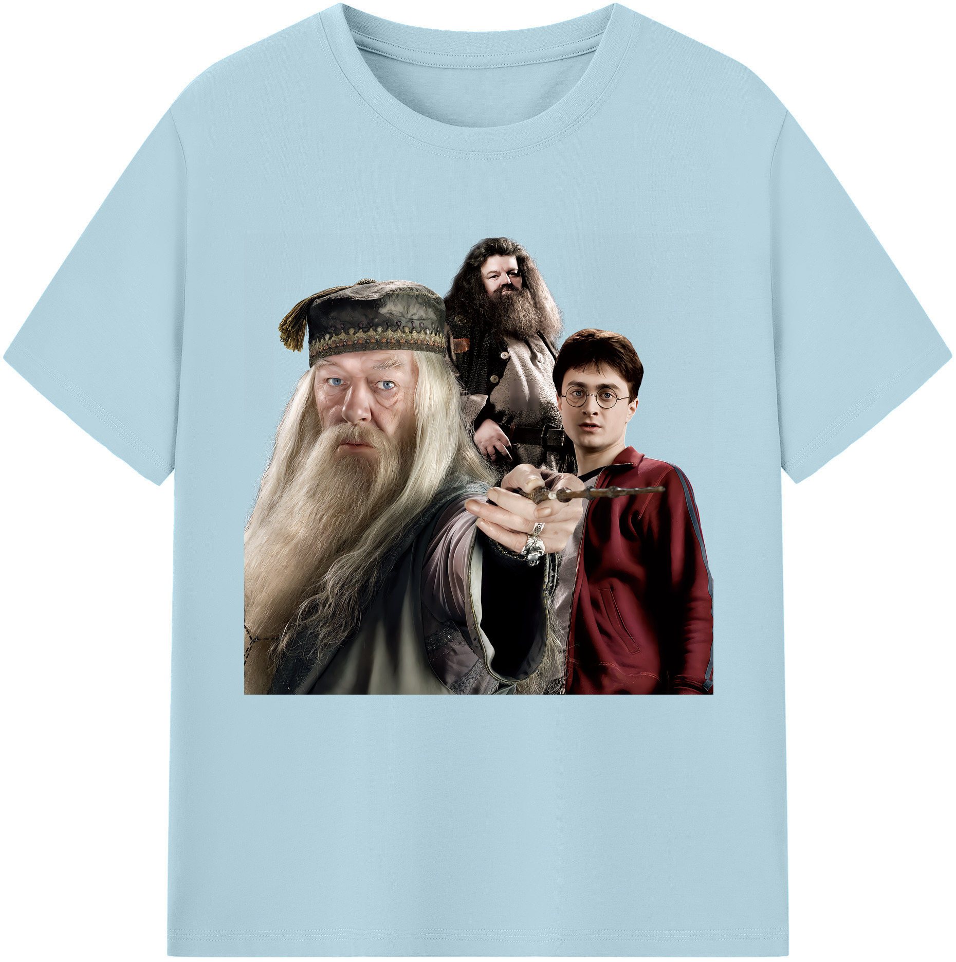 （画像用） Harry Potter ハリー・ポッターシリーズ 綿100％半袖Tシャツ（フロントプリント）